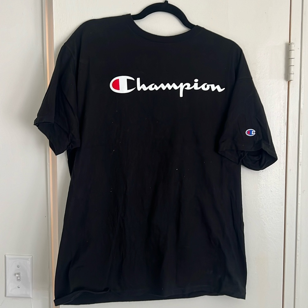 Champion Cotton T-shirt in Black